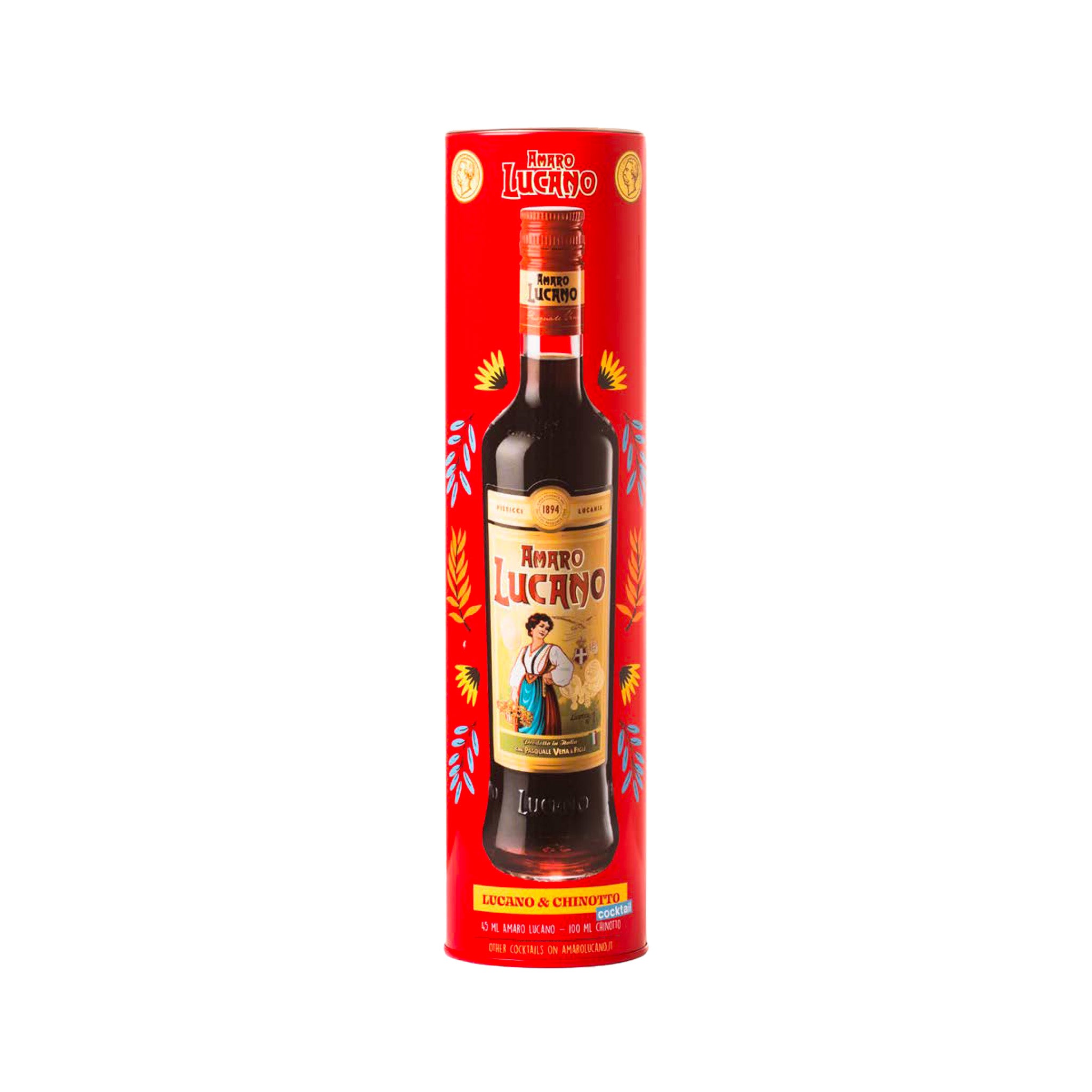 Amaro Lucano + Tubo in latta